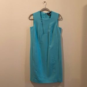 Per Se Aqua Sheath Dress